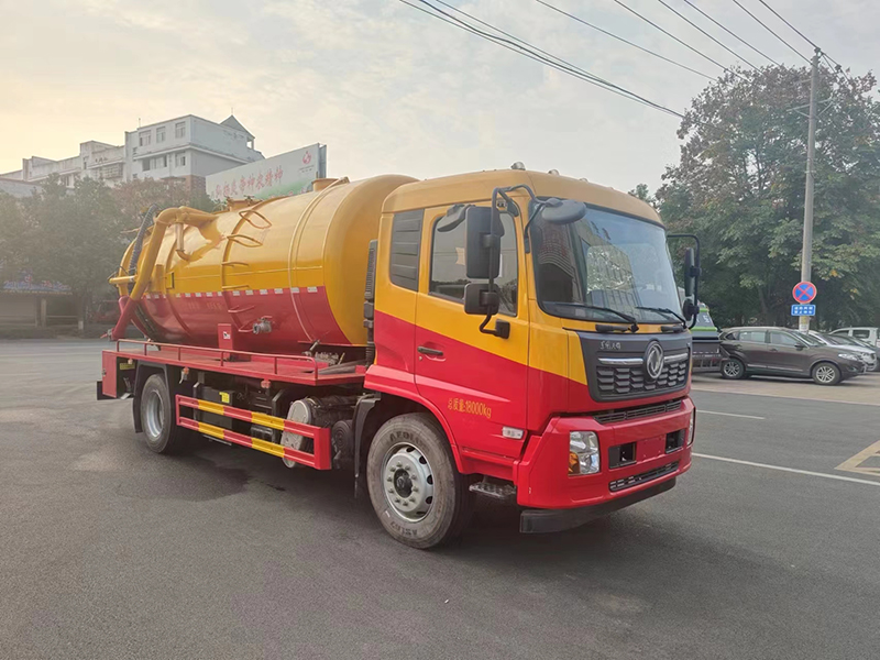 東風天錦15方清洗吸污車